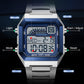 ⌚ 50% KORTING! 🔥 Unisex Digitaal Horloge met Vierkant Display & Lichtgevende Wijzerplaat – Multifunctioneel, Waterbestendig & Perfect voor Sport, Outdoor & Dagelijks Gebruik 🏃‍♂️