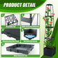 🪴NU 50% KORTING☀️Verhoogde plantenbakken met klimrek voor in de tuin💧