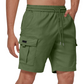 👖NU 60% KORTING🔥 Casual cargo shorts voor heren met elastische tailleband