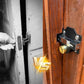 🔑Grendel openen van beide kanten van het hek – Zware IJzeren Poortgrendel | Dubbelzijdig met Sleutel | 5 Sleutels inbegrepen | 50 of 70 mm bout | Mat Zwart 🔑🚪
