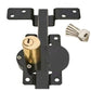 🔑Grendel openen van beide kanten van het hek – Zware IJzeren Poortgrendel | Dubbelzijdig met Sleutel | 5 Sleutels inbegrepen | 50 of 70 mm bout | Mat Zwart 🔑🚪
