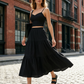 📢📢55% KORTING!!!⏰Set bestaande uit een A-lijn rok met hoge taille en een camisole top