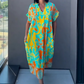 👗 Elegante, casual damesjurk met V-hals en print 💜