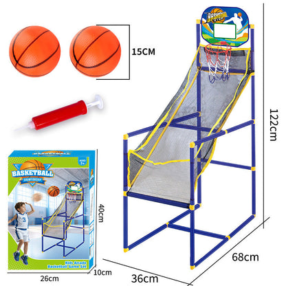 ⏰ NU 50% KORTING!⛹️Snelle verzending 🚚💨Stoere basketbalspel voor binnen voor kinderen met 4 ballen🏀