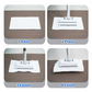 🧹 TIJDELIJK 50% KORTING! ✨ Handsfree Platte Mop – Haaientand Grip, Universele Doeken, Telescopisch 🪥