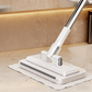 🧹 TIJDELIJK 50% KORTING! ✨ Handsfree Platte Mop – Haaientand Grip, Universele Doeken, Telescopisch 🪥