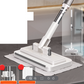 🧹 TIJDELIJK 50% KORTING! ✨ Handsfree Platte Mop – Haaientand Grip, Universele Doeken, Telescopisch 🪥