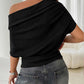 🔥Nieuwe Collectie Asymmetrische Off-Shoulder Top✨Zacht & Veelzijdig
