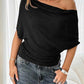 🔥Nieuwe Collectie Asymmetrische Off-Shoulder Top✨Zacht & Veelzijdig