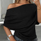 🔥Nieuwe Collectie Asymmetrische Off-Shoulder Top✨Zacht & Veelzijdig
