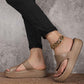 Dames Plateau Sandalen met Teenlus