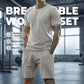 2-delige sportset voor heren: T-shirt & short