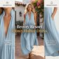 🌴 50% Korting – Zomerse Maxi-Jurk met Halternek & V-hals | Elegant, Luchtig & Perfect voor Vakantie