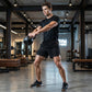 Ademende sportshorts met ritszakken
