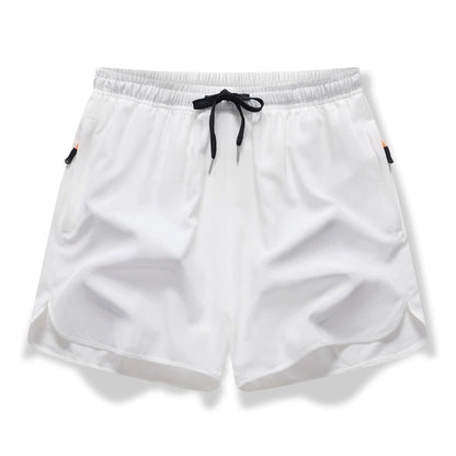 Ademende sportshorts met ritszakken