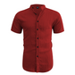 👔 TIJDELIJKE AANBIEDING: 50% KORTING! ✨ Zomerhemd voor heren – Hoge kraag, gestructureerde stof, relaxte pasvorm ☀️