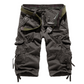 Heren multi-pocket cargoshorts
