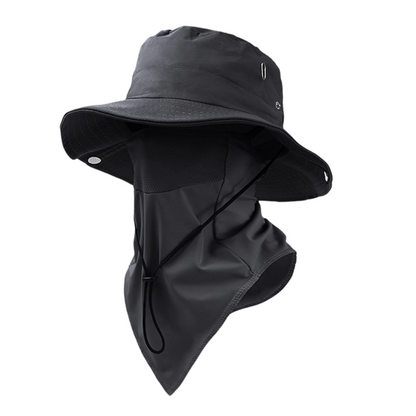 🎁2026 Nieuw binnen 50% KORTING💥Ademende vissershoed met afneembaar gezichtsmasker