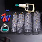 Verdikte vacuüm cupping-set met afzuigpomp