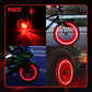LED Ventiellichten voor Auto & Fiets | Waterdicht | Automatisch Knipperend bij Beweging | Verhoogt Veiligheid