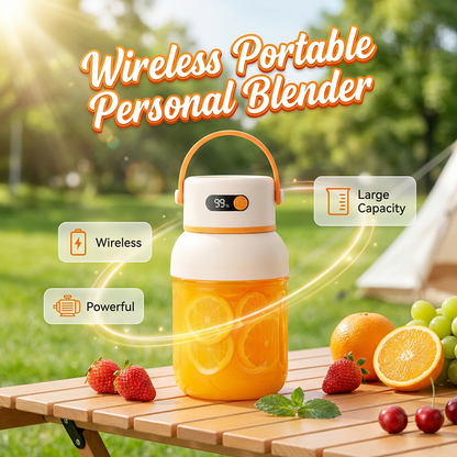 🍓 Draagbare persoonlijke blender voor shakes en smoothies | Via USB oplaadbare mini-sapbeker