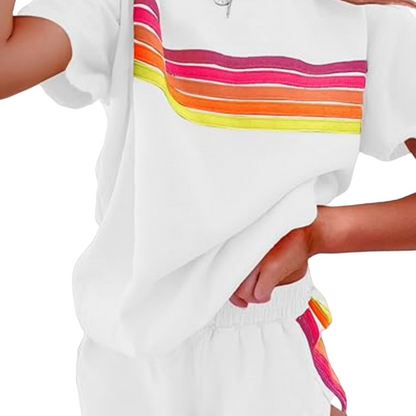 ☀️👗🌸 Zomerse tweedelige loungeset voor dames 🌸👗☀️