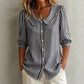 🔥Nieuwe collectie & 50% korting - Gestreept overhemd met knoopsluiting voor de zomer – Stijlvol, slank en comfortabel de hele dag door! ✨