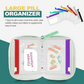 Discrete Medicijn Organizer voor 1 Week | AM/PM | Reizen | Siliconen & EVA