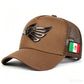 Uniseks baseballpet met Mexicaanse adelaar patch