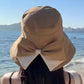 👒 TIJDELIJKE AANBIEDING: 62% KORTING! ✨ Women's Bowknot Wide Brim Sun Hat – Opvouwbaar, 360° bescherming 🎀