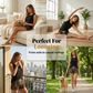 Dames set met tanktop en shorts met luipaardprint