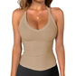 ✨ Ribbed Tanktop met V-hals – Comfortabel, Flatterend & Makkelijk te Combineren 👚