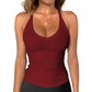 ✨ Ribbed Tanktop met V-hals – Comfortabel, Flatterend & Makkelijk te Combineren 👚