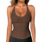 ✨ Ribbed Tanktop met V-hals – Comfortabel, Flatterend & Makkelijk te Combineren 👚