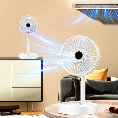 🔥NU 50% KORTING!🔥 Opvouwbare plug-in ventilator – orkaankracht in zakformaat! ⚡💨