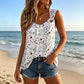 👚NU 50% KORTING🌸Zomerse tanktop met bloemenprint voor dames – Zacht, ademend en mouwloos – perfect voor warme dagen, stranduitstapjes of als casual laagje ☀️