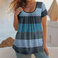 Dames Geplooid T-shirt in Grote Maten