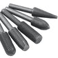 Roterende Stalen Vijlen Set 5-delig | Voor Zachte Metalen | Diam. 6mm