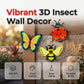 🐝 TIJDELIJK 50% KORTING! ✨ 3D Insecten Wanddecoratie – Bij, Vlinder, Lieveheersbeestje, Weerbestendig