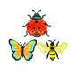🐝 TIJDELIJK 50% KORTING! ✨ 3D Insecten Wanddecoratie – Bij, Vlinder, Lieveheersbeestje, Weerbestendig