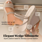 Dames Sleehak Sandalen met Gevlochten Enkelbandje | Zomerse Wedge Hakken