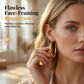 Dames Chique Taps Toelopende Hoepel Oorbellen