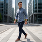 👔🎯 50% KORTING! Herenoverhemd met ruitjesmotief, moderne pasvorm – Casual, stijlvol en veelzijdig te combineren ✨