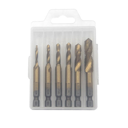 6-delige HSS Spiraal Machinetap Set - Voor Perfect Draadsnijden