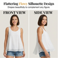 ⏰ 50% KORTING – Slechts tijdelijk✨Elegante tanktop met kanten bandjes en stippen