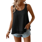 ⏰ 50% KORTING – Slechts tijdelijk✨Elegante tanktop met kanten bandjes en stippen