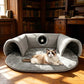 Plush 2-in-1 Cat Tunnel Bed