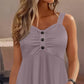 Mouwloze top met knoopdetail