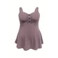 Mouwloze top met knoopdetail