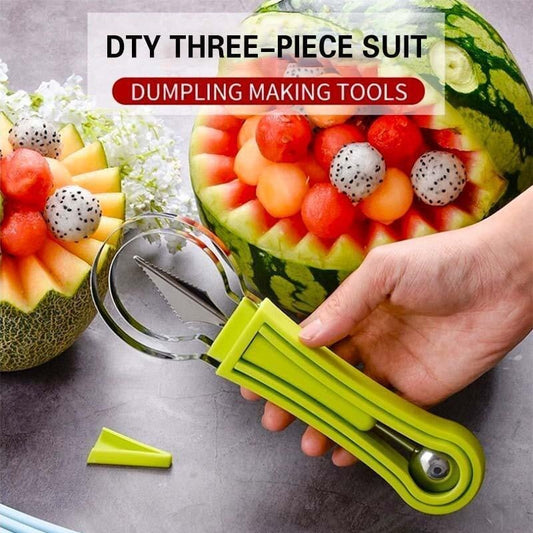 ✨ 4 in 1 Fruitmes ✨Complete Keukenset voor Fruit | Ideaal voor Feestjes | Nu Met Korting